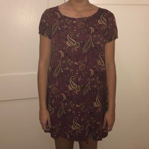 forever 21 maroon dress